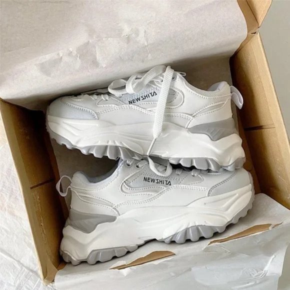 Daddy's shoes platform height-enhancing sneakers - Picture 2 of 4